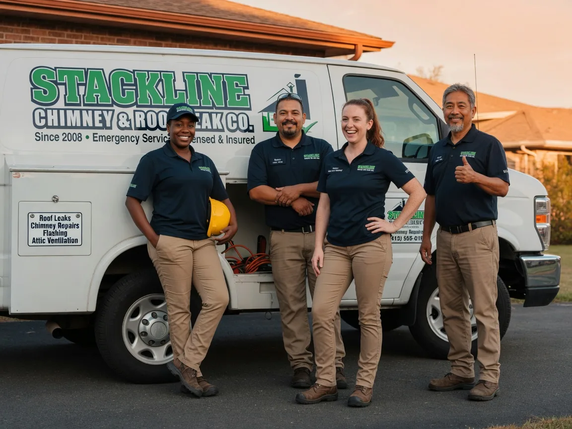 Chimney flashing repair company in Stark, KS